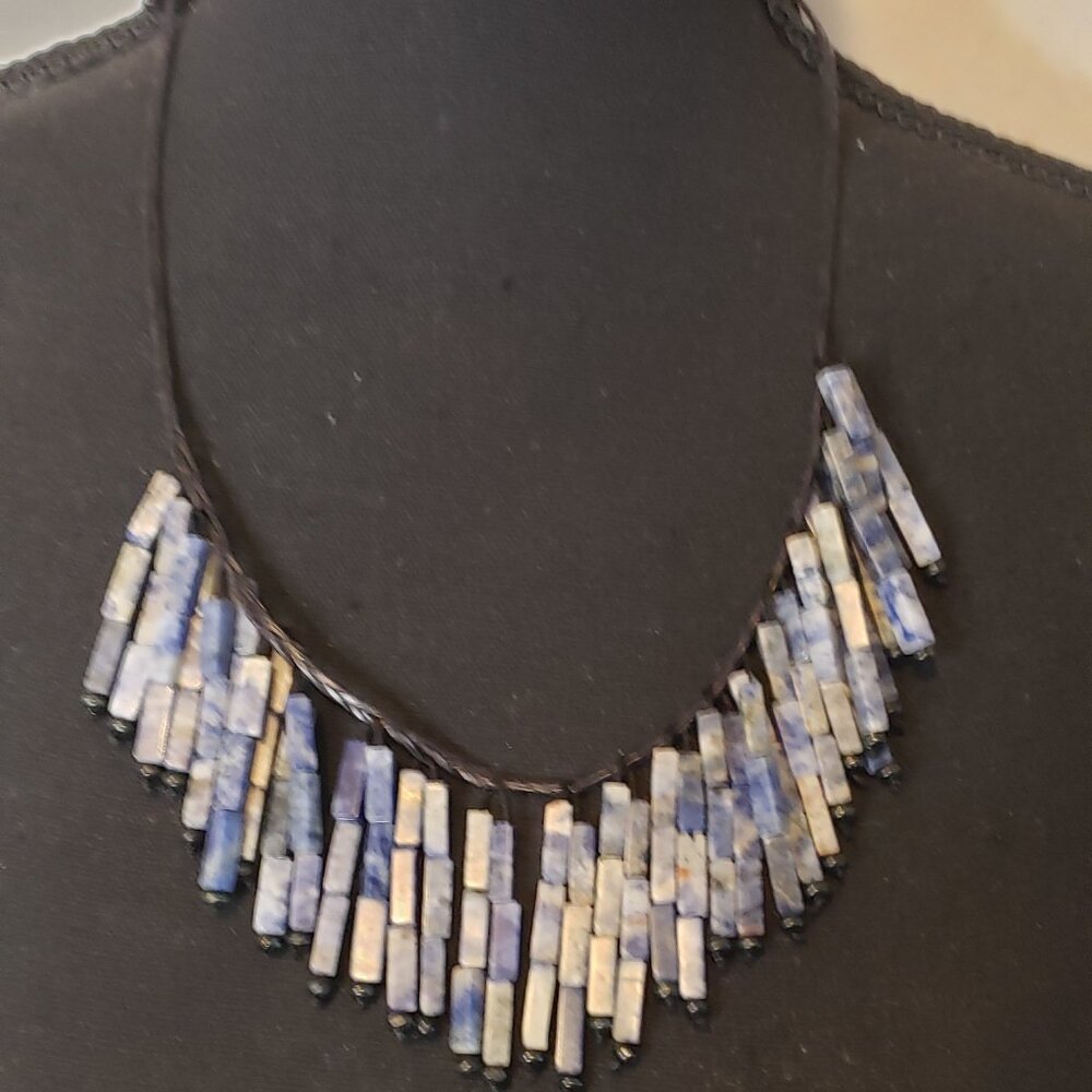 Vintage Demi Lepis adjustable Beaded Necklace